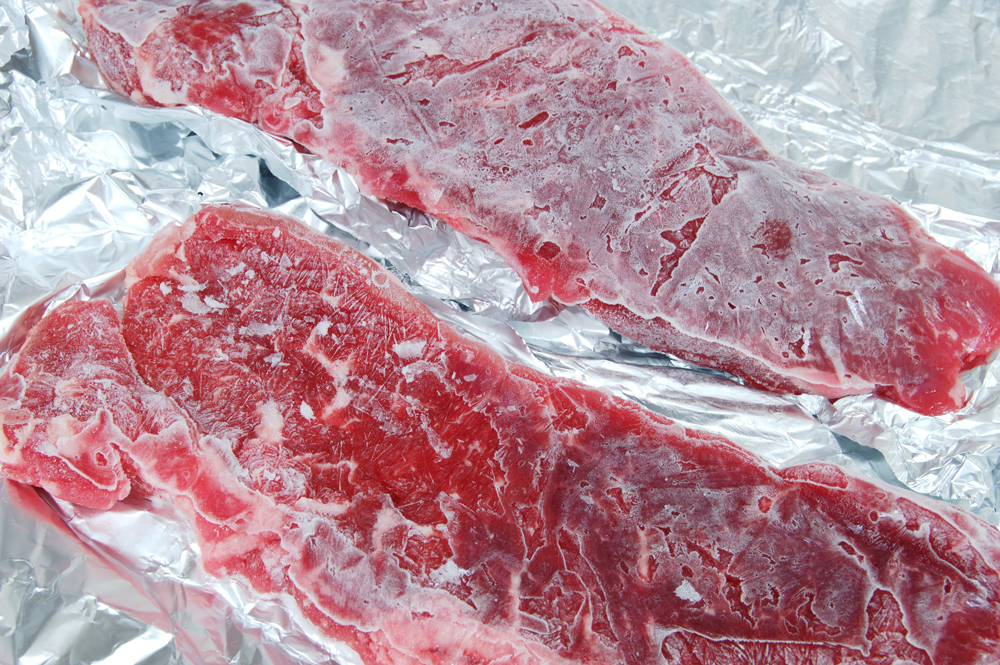 come congelare la carne?